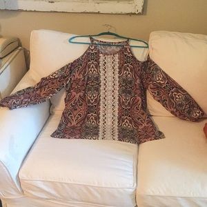 Charlotte Russe Off the shoulder top